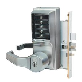 Simplex Pushbutton Mortise Lock with Lever Schlage Core override